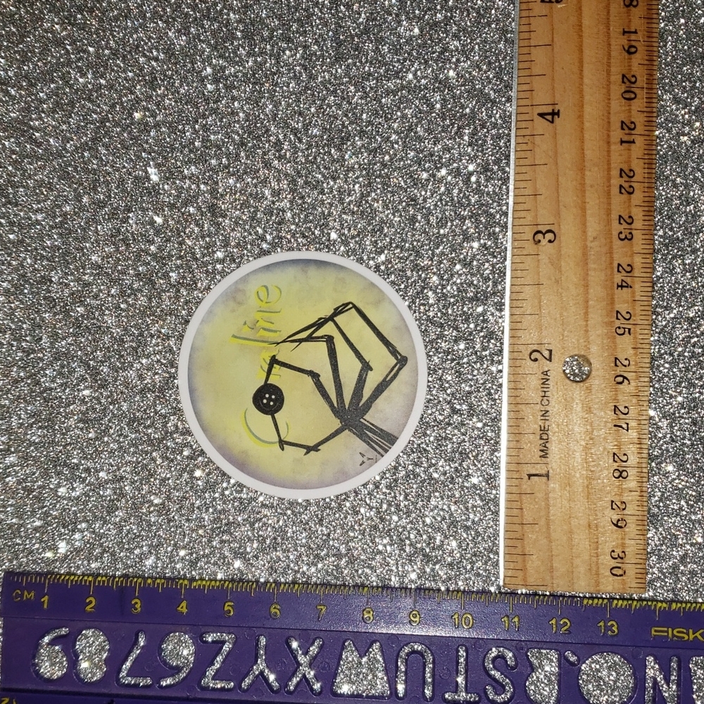 10/$10 CORALINE Waterproof Sticker moon - Picture 2 of 7